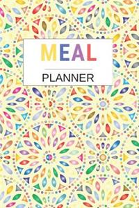 Meal Planner: Weekly Meal Planner And Grocery List Beautiful Colorful Florals Diabetes Meal Planning Made Easy Meal Prep And Planning Grocery List