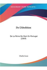 de L'Abolition