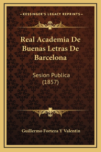 Real Academia De Buenas Letras De Barcelona