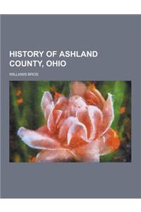 History of Ashland County, Ohio