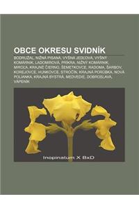 Obce Okresu Svidnik