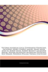 Articles on Victoria (Australia) Local Government Politicians, Including