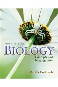 Combo: Loose Leaf Version of Biology: Concepts & Investigations Packaged with Connect Access Card
