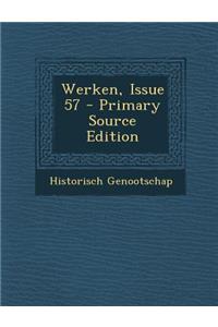 Werken, Issue 57