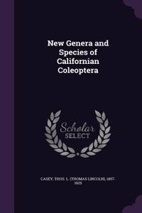 New Genera and Species of Californian Coleoptera