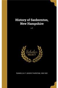 History of Sanbornton, New Hampshire; V.1