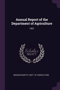 Annual Report of the Department of Agriculture
