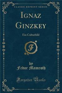 Ignaz Ginzkey: Ein Culturbild (Classic Reprint): Ein Culturbild (Classic Reprint)