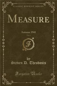 Measure, Vol. 4