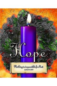 Advent Sunday 1 Purple Bulletin, Large (Pkg of 50)