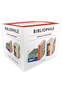 Bibliophile Ceramic Bookends