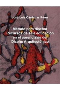Metodo Para Disenar Recursos de Tele Educacion En El Aprendizaje del Diseno Arquitectonico