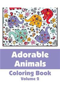 Adorable Animals Coloring Book