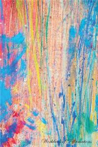 Colorful Wall Painted Workbook of Affirmations Colorful Wall Painted Workbook of Affirmations