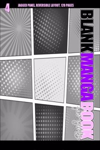 Blank Manga Book for Girls 4