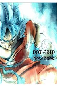 Dot Grid Notebook: Goku Ssj