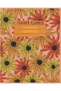 Teacher Planner 11 Month Planners
