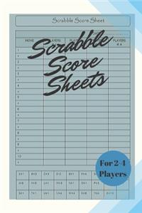 Scrabble Score Sheets For 4 Players