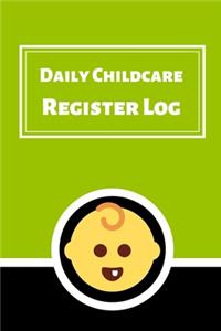 Daily Childcare Register Log