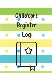 Childcare Register Log