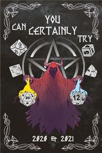 RPG D20 Dice Bordgame Pentagram Calendar