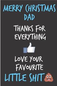 Merry Christmas Dad Thanks For Everything