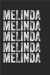 Name MELINDA Journal Customized Gift For MELINDA A beautiful personalized