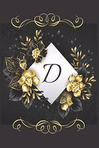 D Alphabet Notebook Journal Gift