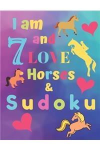 I am 7 and LOVE Horses & Sudoku