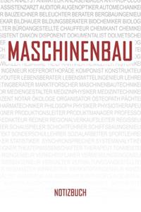 Maschinenbau Notizbuch