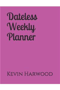 Dateless Weekly Planner