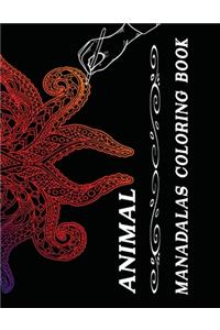 Animal Manadalas Coloring Book