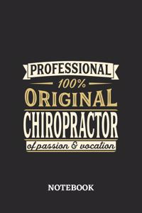Professional Original Chiropractor Notebook of Passion and Vocation