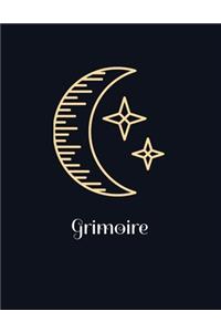 Grimoire: Grimoire - keep track of your rituals and spells in this easy to follow template diary - click look inside! Great Gift for any Wiccan MaGes Druids o