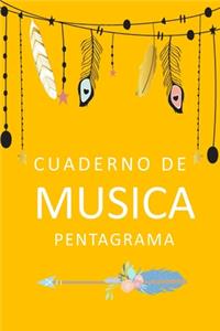 cuaderno de musica pentagrama