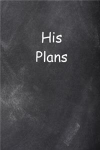 2020 Weekly Planner For Men His Plans Chalkboard Style 134 Pages