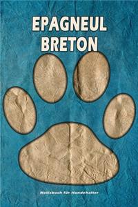 Epagneul Breton Notizbuch für Hundehalter