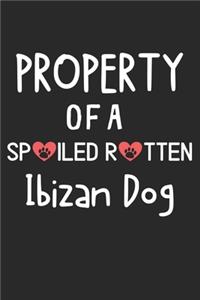 Property Of A Spoiled Rotten Ibizan Dog