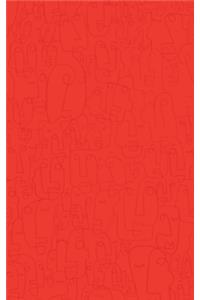 Faces Dotted Notebook (Red)