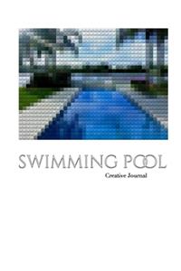 swimming pool lego inspired sir Michael Artist creative blank page journal