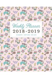 Weekly Planner 2018 - 2019, 16 Month