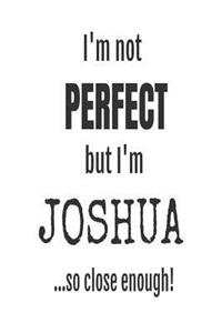 I'm Not Perfect But I'm Joshua... So Close Enough!