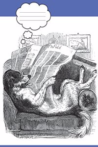 Dog Reading the Newspaper Composition Book