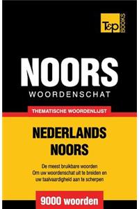Thematische woordenschat Nederlands-Noors - 9000 woorden