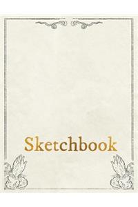 Sketchbook: Personalized Artist Sketchbook, Notebook: Blank Paper for Drawing, Creative Doodling or Sketching