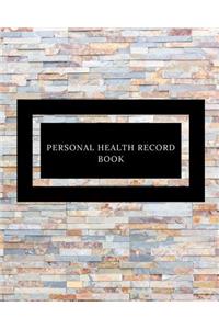 Personal Health Record Book