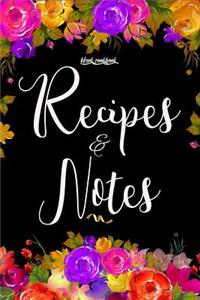 Blank Cookbook Recipes & Notes