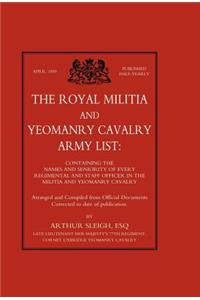 Royal Militia and Yeomanry Cavalry Army List