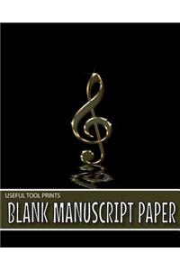 Useful Tool Prints Blank Manuscript Paper