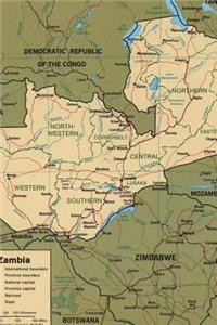 A Map Zambia in Africa Journal